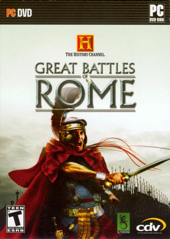 History Channel: Great Battles of Rome box art for Playstation 2